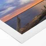 Art deco poster of Kansas scenery in muted earth tones on rolled canvas, suitable for dining room wall art.