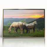 Large art print of a Kentucky landscape in muted earth tones on framed acrylic, suitable for modern art wall decor.