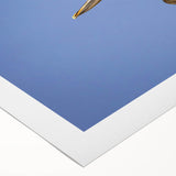 Art deco poster of Louisiana scenery in muted earth tones on rolled canvas, suitable for dining room decor.