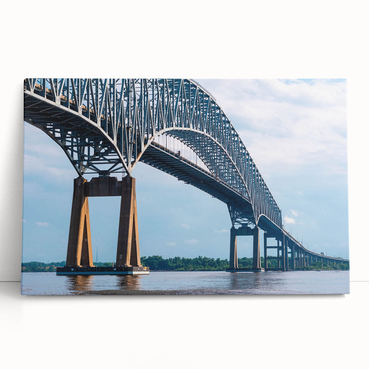 Black and white photo of Baltimore skyline on large stretched canvas, ideal for kitchen wall art or bedroom ambiance.