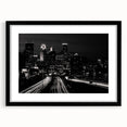 Extra large abstract art print of Minneapolis skyline in vibrant colors on a textured canvas, perfect for living room decor.