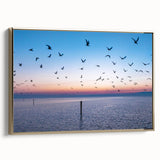 Framed canvas wall art depicting a vintage-style Mississippi landscape in black and gold tones, ideal for bedroom decor.