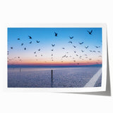 Mississippi landscape with vibrant floral details on a rolled print, ideal for art wall dining room decor.