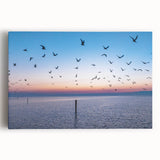 Black and white photograph of the Mississippi landscape on stretched canvas, suitable as large kitchen wall art.