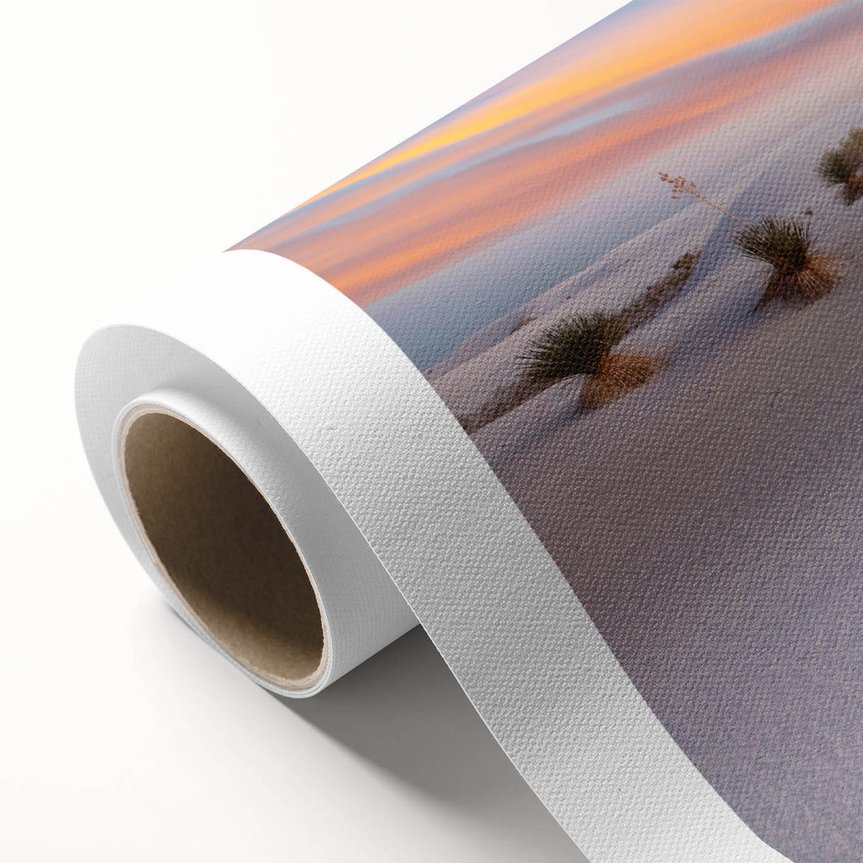 Art Deco poster of New Mexico scenery in pastel colors on rolled canvas, ideal for nursery wall art.