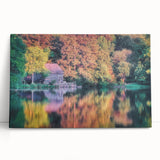 Black and white stretched canvas of Raleigh, North Carolina skyline, ideal for kitchen wall art or bedroom.