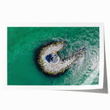 Extra large rolled print of a floral Long Island scenery, in soft pastel shades, ideal for art wall dining room.