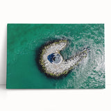 Black and white stretched canvas of Long Island scenery, ideal for kitchen wall art or bedroom ambiance.