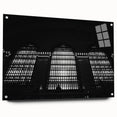 Acrylic print of New York City's Grand Central Terminal in muted colors, ideal for modern bedroom or dining room decor.