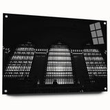 Acrylic print of New York City's Grand Central Terminal in muted colors, ideal for modern bedroom or dining room decor.