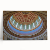 Black and white stretched canvas of Oklahoma scenery, ideal for kitchen wall art or bedroom ambiance.