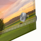 Large abstract wall art in mid-century modernist style.