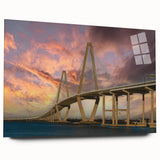 Acrylic print of Charleston, South Carolina scenery in pastel shades, suitable for bedroom or dining room art.
