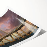 Extra large wall art featuring line art flowers in muted tones on a rolled canvas, ideal for large living room decor.