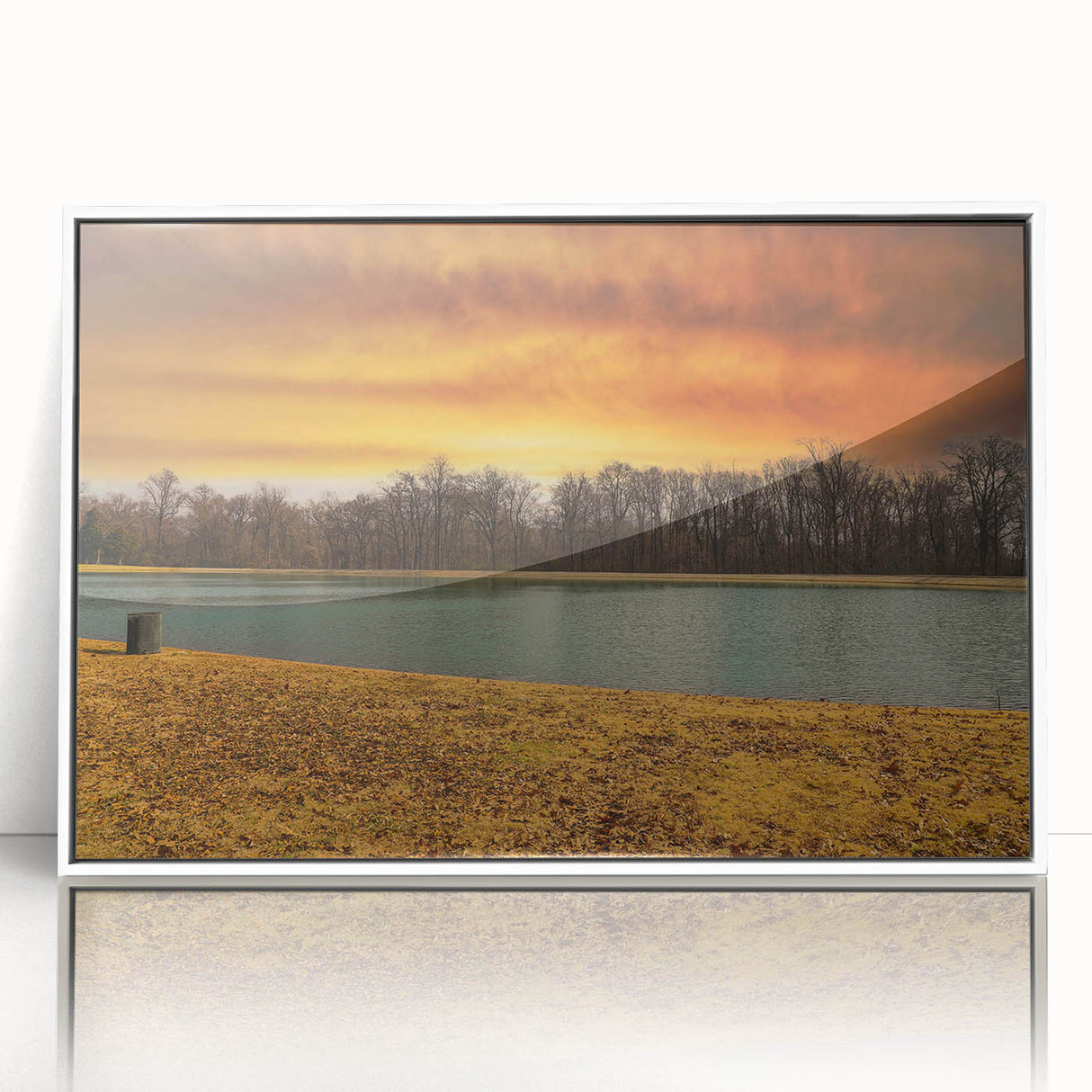 Art deco poster of Memphis skyline in muted blues and grays on acrylic, ideal for nursery wall art.