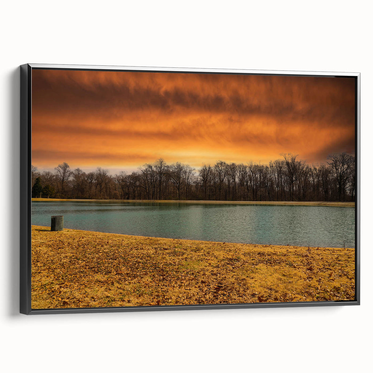 Black and white framed canvas of Memphis landscape in vintage poster style, suitable for bedroom wall decor.