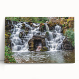Black and white stretched canvas of Virginia scenery, ideal for kitchen wall art or bedroom ambiance.