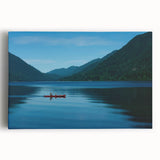 Black and white large art of Olympic National Park on stretched canvas, ideal for kitchen wall art.