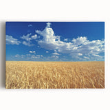 Black and white photograph of the Palouse hills on stretched canvas, ideal for kitchen wall art.