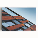 Black and white photo of Seattle skyline on large stretched canvas, suitable for kitchen wall art.