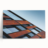 Black and white image of Seattle skyline on large stretched canvas, ideal for kitchen wall art.