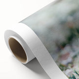 Art deco poster of spring season in pastel shades on rolled canvas, suitable for nursery wall art.