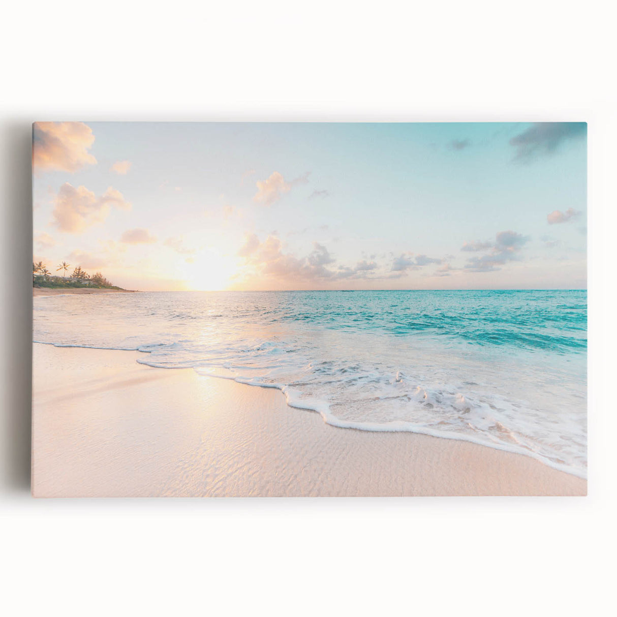 Large black and white abstract canvas depicting summer themes, ideal for kitchen wall art.