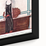 Vogue Framed Art - Elegant 1925 Fashion Illustration Wall Decor