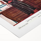 Vogue Framed Art - Elegant 1925 Fashion Illustration Wall Decor