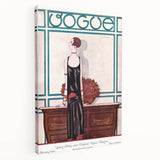 Vogue Framed Art - Elegant 1925 Fashion Illustration Wall Decor