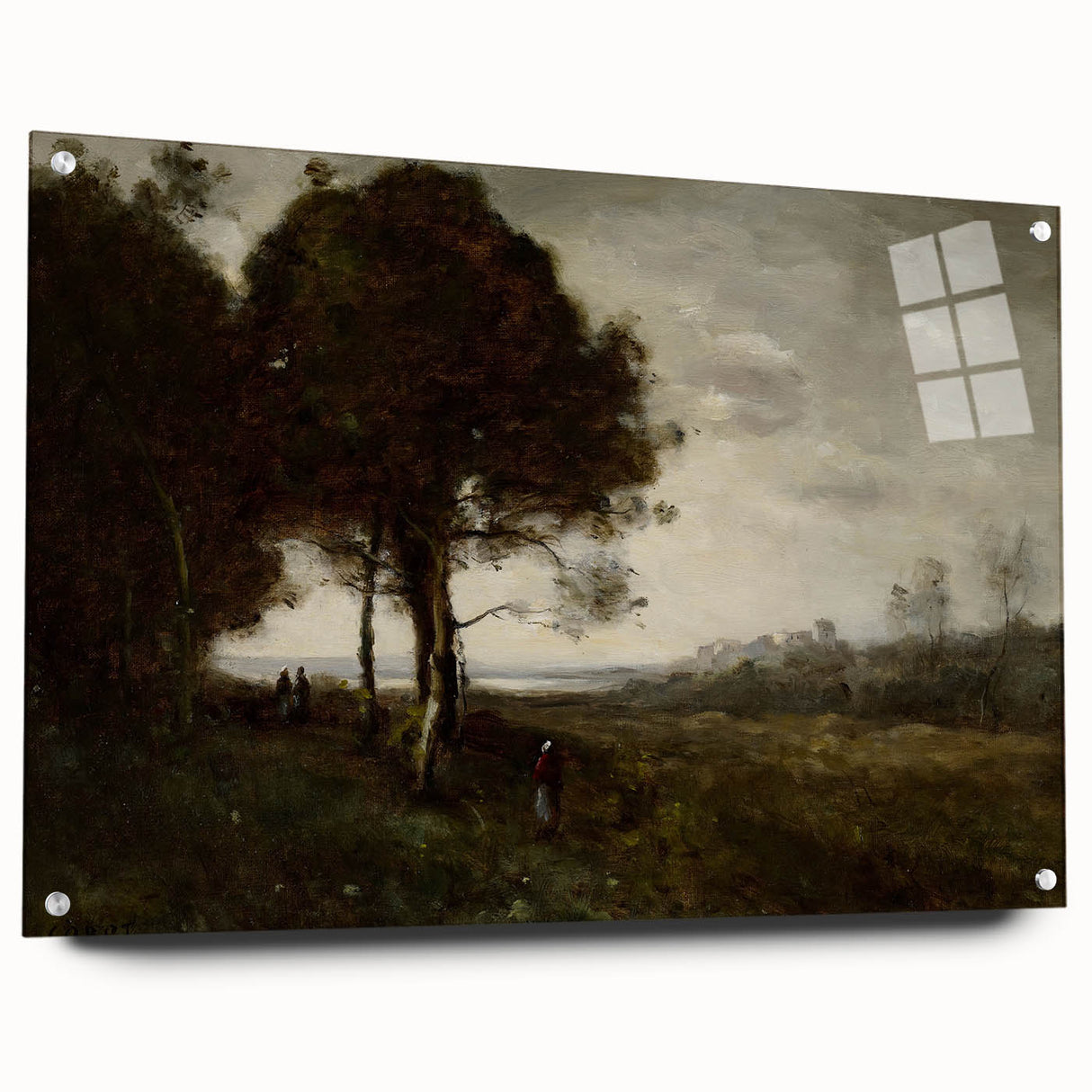 Romanticism Art - A Torrent at Romagnes by Jean-Baptiste-Camille Corot
