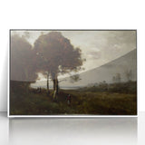 Romanticism Art - A Torrent at Romagnes by Jean-Baptiste-Camille Corot