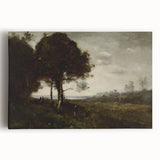 Romanticism Art - A Torrent at Romagnes by Jean-Baptiste-Camille Corot