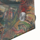 Expressionist Art - Dynamic Horse Herders in Vibrant Landscape