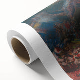 Expressionist Art - Dynamic Horse Herders in Vibrant Landscape