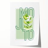 Extra large rolled canvas print featuring a floral design in muted pastel shades.