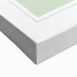 Large art featuring a black and white landscape painting on stretched canvas, ideal for bedroom wall decor.