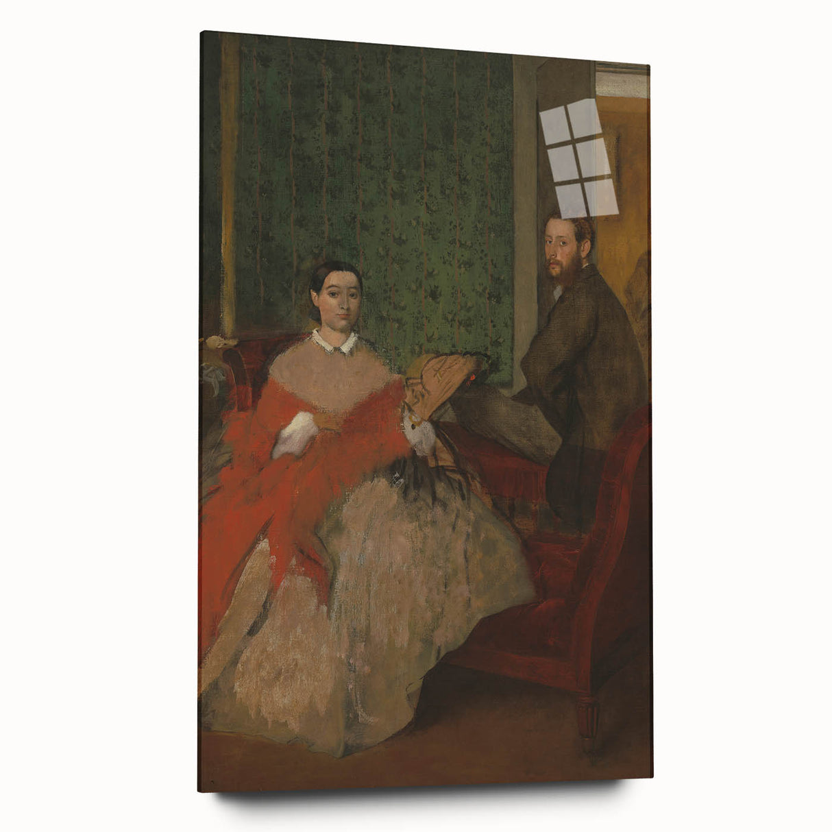 Edmondo and Thérèse Morbilli - Impressionist Portrait by Degas