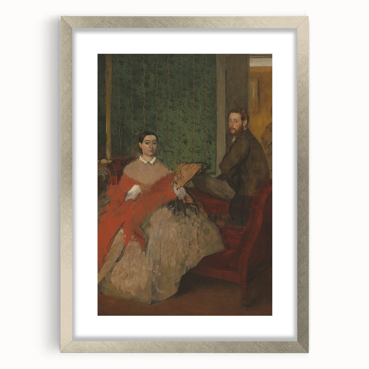 Edmondo and Thérèse Morbilli - Impressionist Portrait by Degas