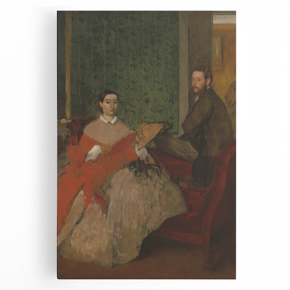 Edmondo and Thérèse Morbilli - Impressionist Portrait by Degas