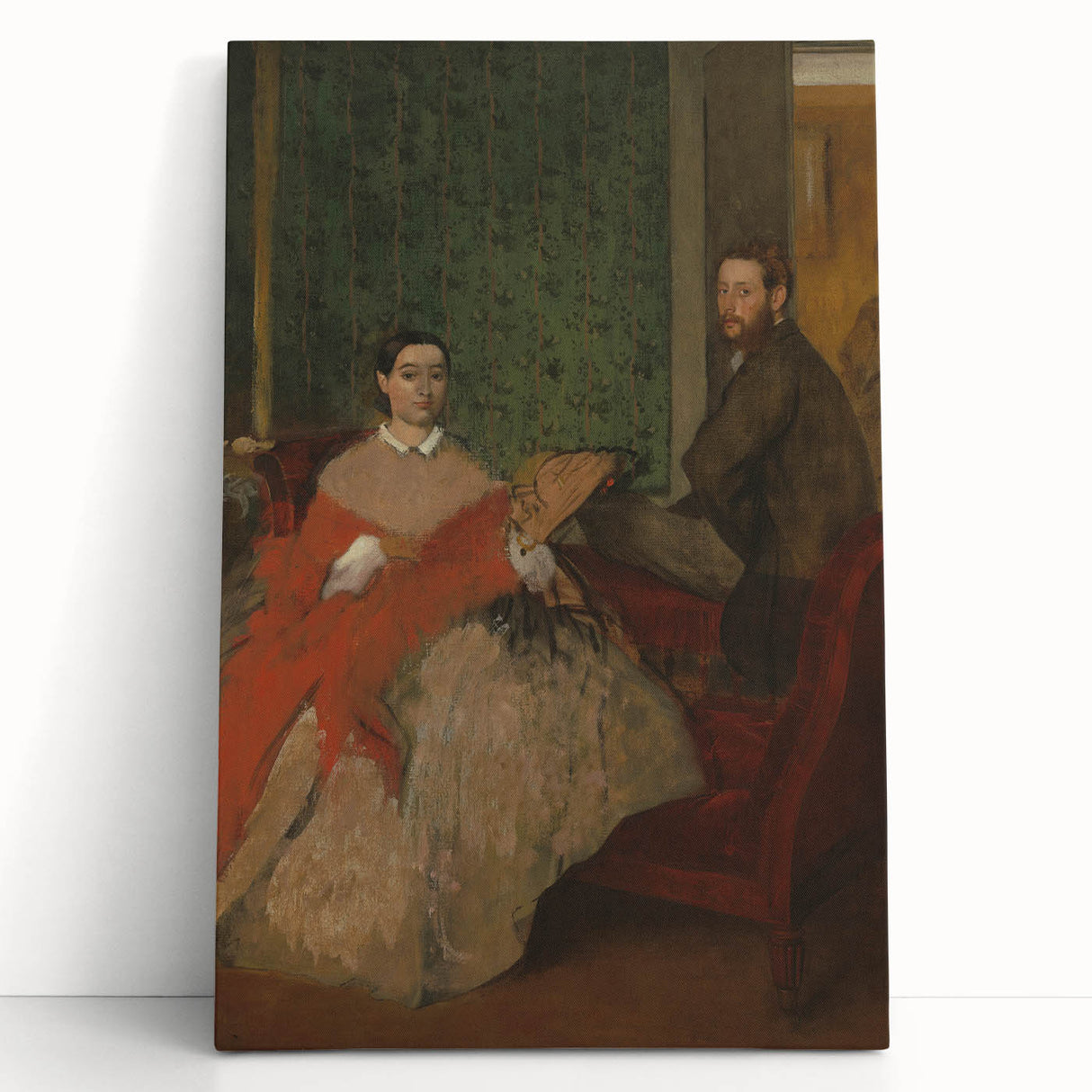 Edmondo and Thérèse Morbilli - Impressionist Portrait by Degas