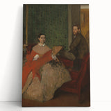 Edmondo and Thérèse Morbilli - Impressionist Portrait by Degas