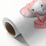 Ballet Elephant Watercolor Print - Playroom Wall Art for Kids