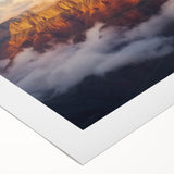 Landscape canvas print showcasing vibrant canyons with rich earthy tones and intricate textures, perfect for home decor and art enthusiasts seeking natural beauty.