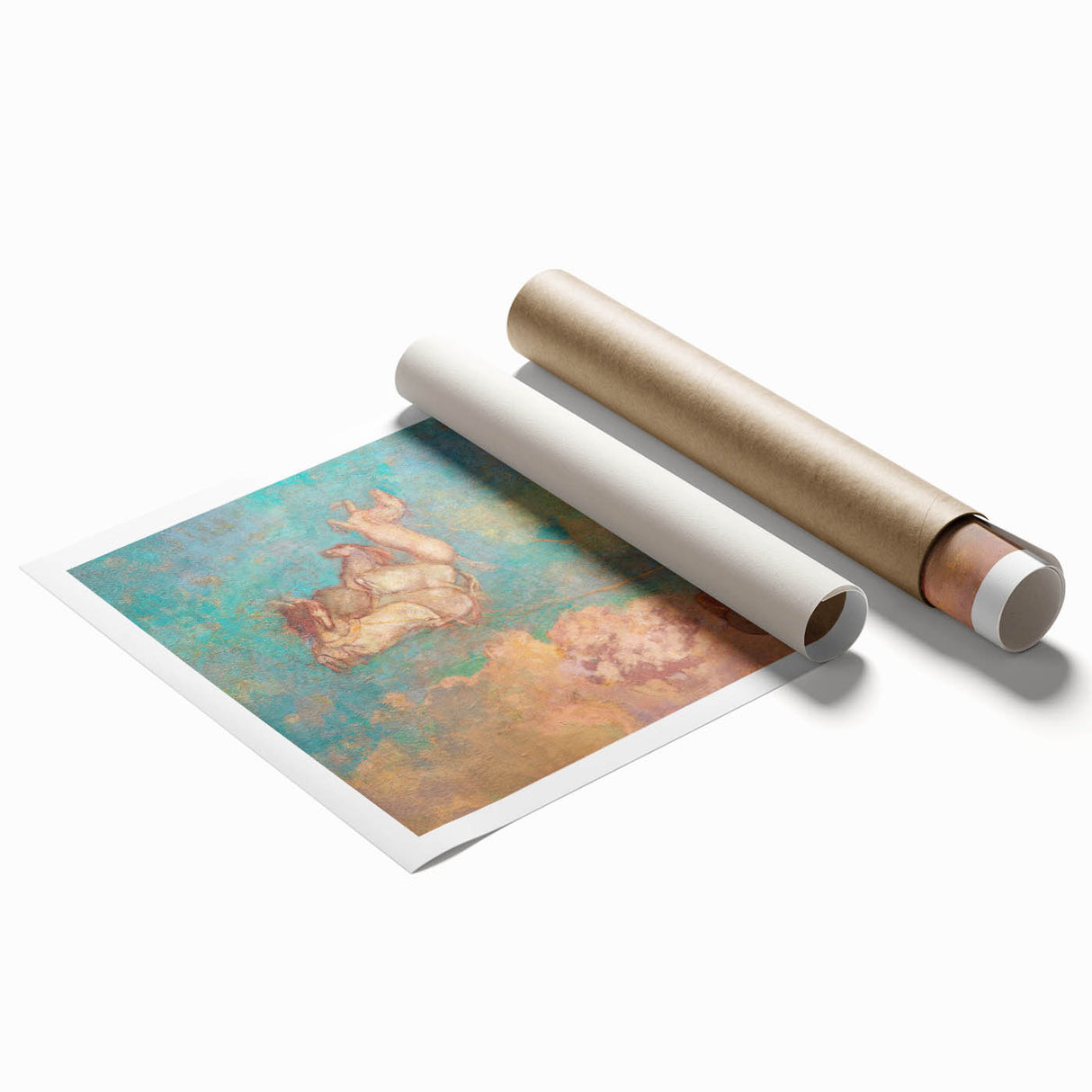 Chariot of Apollo Modern Wall Art - Ethereal Contemporary Decor Accent