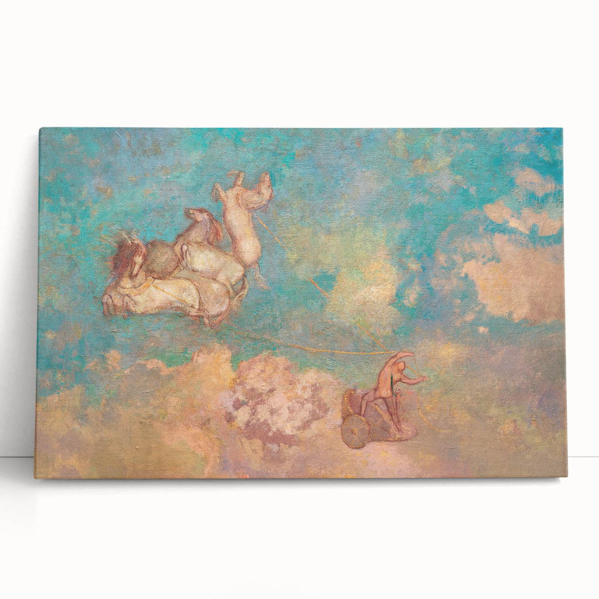 Chariot of Apollo Modern Wall Art - Ethereal Contemporary Decor Accent