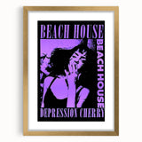 Beach House Depression Cherry Poster - Vintage Indie Art