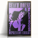 Beach House Depression Cherry Poster - Vintage Indie Art