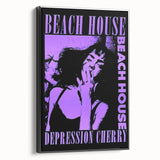 Beach House Depression Cherry Poster - Vintage Indie Art