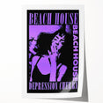 Beach House Depression Cherry Poster - Vintage Indie Art